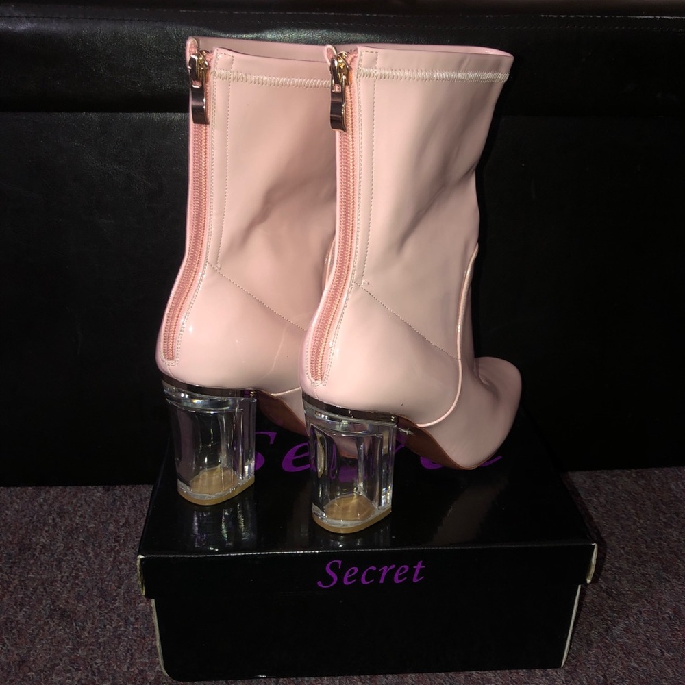 PUBLIC DESIRE Patent Leather Ankle Boots - Picture 4 of 6